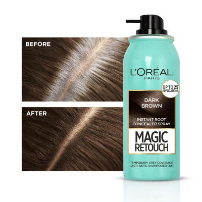 L&#039;Oréal Paris Magic Retouch Instant Root Concealer Spray Farba na vlasy pre ženy 75 ml Odtieň Golden Brown
