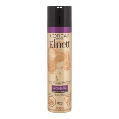 L'Oréal Paris Elnett Precious Oil Micro-Diffusion Lak na vlasy pre ženy 250 ml