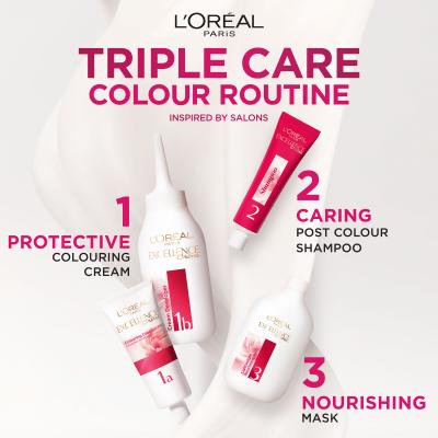 L&#039;Oréal Paris Excellence Creme Triple Protection Farba na vlasy pre ženy 48 ml Odtieň 4,02 Tempting Brunette Brown