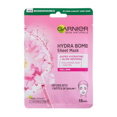 Garnier Skin Naturals Hydra Bomb Sakura Pleťová maska pre ženy 1 ks