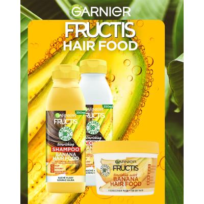 Garnier Fructis Hair Food Banana Darčeková kazeta šampón Fructis Nourishing Banana Hair Food 350 ml + maska na vlasy Fructis Nourishing Banana Hair Food 390 ml