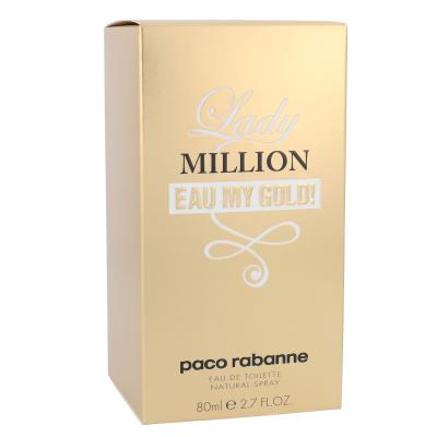 Paco Rabanne Lady Million Eau My Gold! Toaletná voda pre ženy 80 ml poškodená krabička