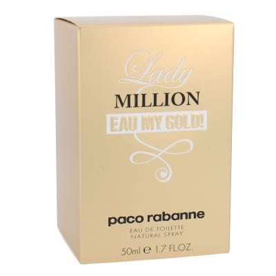 Paco Rabanne Lady Million Eau My Gold! Toaletná voda pre ženy 50 ml poškodená krabička