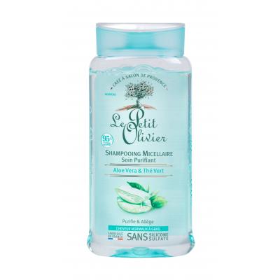 Le Petit Olivier Aloe Vera & Green Tea Purifying Micellar Šampón pre ženy 250 ml