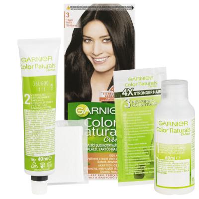 Garnier Color Naturals Créme Farba na vlasy pre ženy 40 ml Odtieň 3 Natural Dark Brown