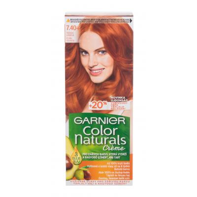 Garnier Color Naturals Créme Farba na vlasy pre ženy 40 ml Odtieň 7.40+ Copper Passion