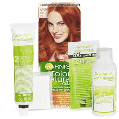 Garnier Color Naturals Créme Farba na vlasy pre ženy 40 ml Odtieň 7,40+ Copper Passion