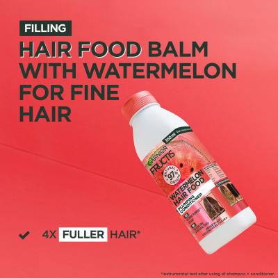 Garnier Fructis Hair Food Watermelon Plumping Conditioner Kondicionér pre ženy 350 ml