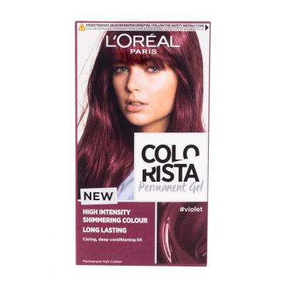 L'Oréal Paris Colorista Permanent Gel Farba na vlasy pre ženy 60 ml Odtieň Violet