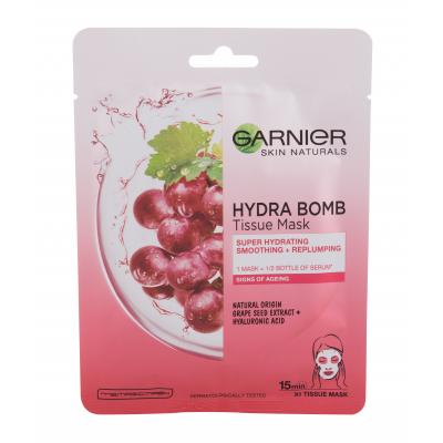 Garnier Skin Naturals Hydra Bomb Natural Origin Grape Seed Extract Pleťová maska pre ženy 1 ks