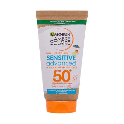 Garnier Ambre Solaire Kids Sensitive Advanced Baby In The Shade SPF50+ Opaľovací prípravok na telo pre deti 50 ml