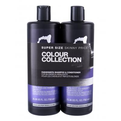Tigi Catwalk Fashionista Violet Darčeková kazeta šampón 750 ml + kondicionér 750 ml