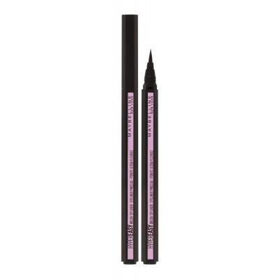 Maybelline Hyper Easy Brush Tip Liner Očná linka pre ženy 0,6 g Odtieň 800 Pitch Black