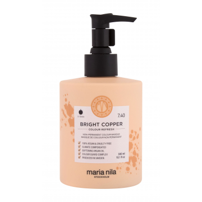 Maria Nila Colour Refresh Farba na vlasy pre ženy 300 ml Odtieň 7.40 Bright Copper