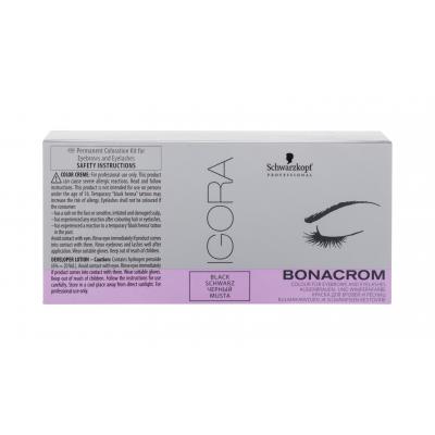 Schwarzkopf Professional Igora Bonacrom Farba na obočie pre ženy 15 ml Odtieň Black