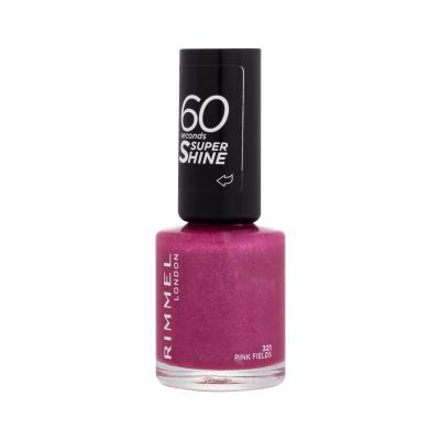 Rimmel London 60 Seconds Super Shine Lak na nechty pre ženy 8 ml Odtieň 321 Pink Fields