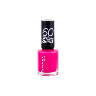 Rimmel London 60 Seconds Super Shine Lak na nechty pre ženy 8 ml Odtieň 322 Neon Fest