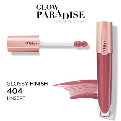 L&#039;Oréal Paris Glow Paradise Balm In Gloss Lesk na pery pre ženy 7 ml Odtieň 404 I Insert