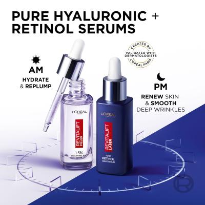L&#039;Oréal Paris Revitalift Laser Pure Retinol Night Serum Pleťové sérum pre ženy 50 ml