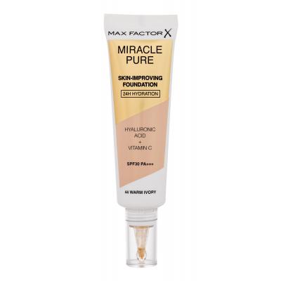Max Factor Miracle Pure Skin-Improving Foundation SPF30 Make-up pre ženy 30 ml Odtieň 44 Warm Ivory