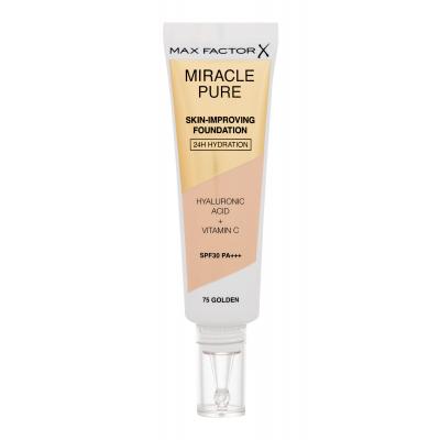 Max Factor Miracle Pure Skin-Improving Foundation SPF30 Make-up pre ženy 30 ml Odtieň 75 Golden