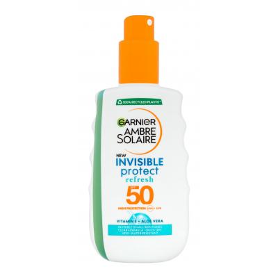 Garnier Ambre Solaire Invisible Protect Refresh Spray SPF50 Opaľovací prípravok na telo 200 ml