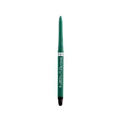 L&#039;Oréal Paris Infaillible Grip 36H Gel Automatic Eye Liner Ceruzka na oči pre ženy 1,2 g Odtieň 008 Emerald Green