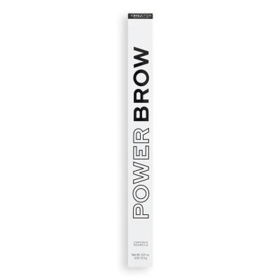 Revolution Relove Power Brow Ceruzka na obočie pre ženy 0,3 g Odtieň Brown