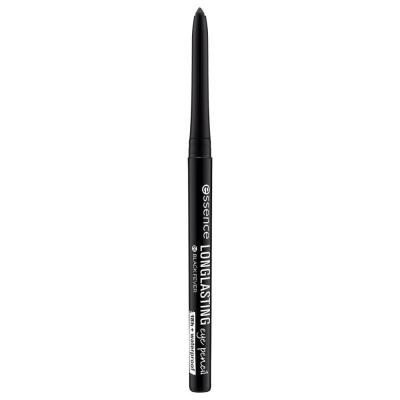 Essence Longlasting Eye Pencil Ceruzka na oči pre ženy 0,28 g Odtieň 01 Black Fever