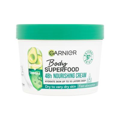 Garnier Body Superfood 48h Nourishing Cream Avocado Oil + Omega 6 Telový krém pre ženy 380 ml