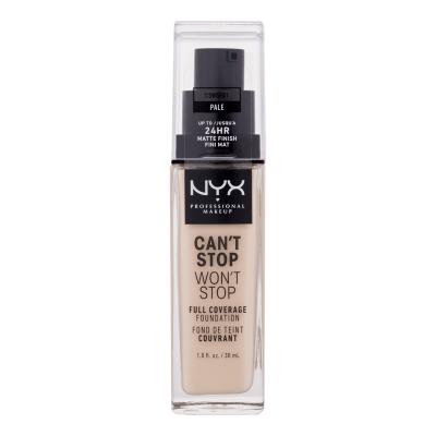 NYX Professional Makeup Can't Stop Won't Stop Make-up pre ženy 30 ml Odtieň 01 Pale