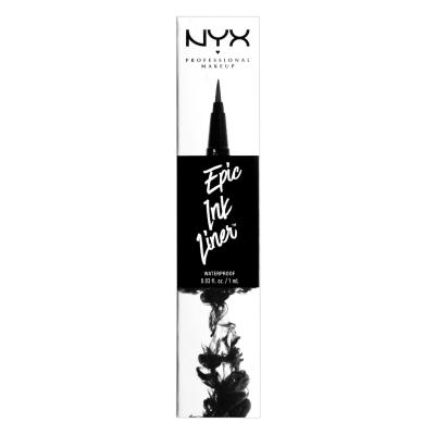 NYX Professional Makeup Epic Ink Liner Očná linka pre ženy 1 ml Odtieň 01 Black