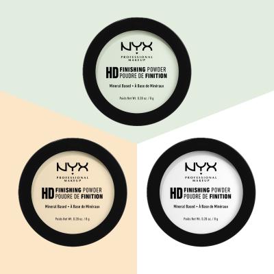 NYX Professional Makeup High Definition Finishing Powder Púder pre ženy 8 g Odtieň 01 Translucent