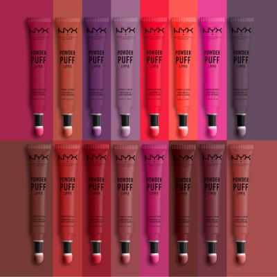NYX Professional Makeup Powder Puff Lippie Rúž pre ženy 12 ml Odtieň 08 Best Buds