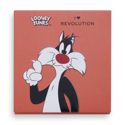 I Heart Revolution Looney Tunes Eyeshadow Palette Očný tieň pre ženy 9 g Odtieň Sylvester