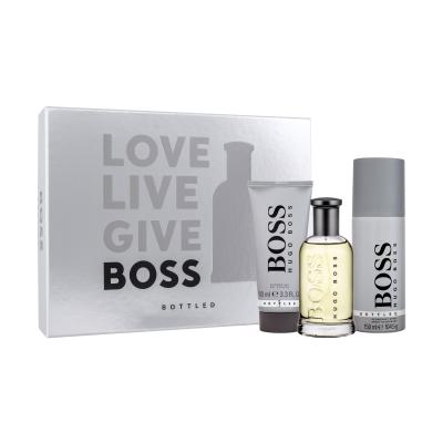 HUGO BOSS Boss Bottled Darčeková kazeta toaletná voda 100 ml + sprchovací gél 100 ml + dezodorant 150 ml