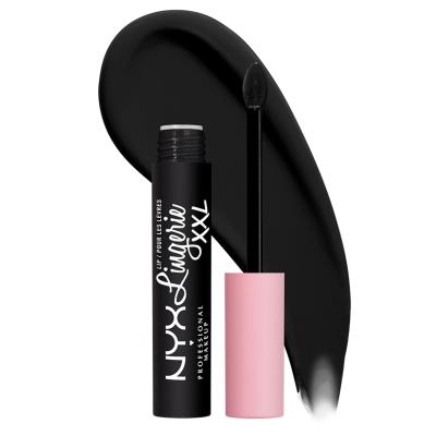 NYX Professional Makeup Lip Lingerie XXL Rúž pre ženy 4 ml Odtieň 31 Naughty Noir