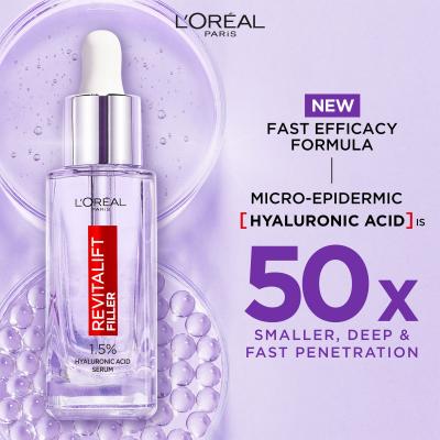 L&#039;Oréal Paris Revitalift Filler HA 1,5% Pleťové sérum pre ženy 30 ml