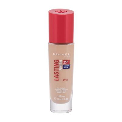 Rimmel London Lasting Finish 25H SPF20 Make-up pre ženy 30 ml Odtieň 100 Ivory poškodený flakón