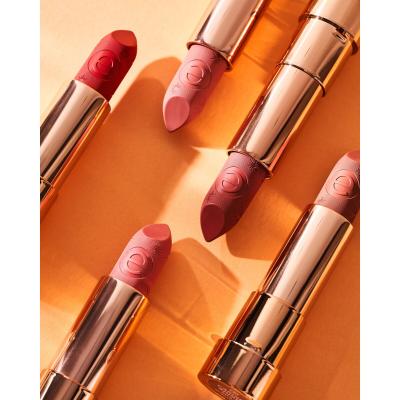 Essence Caring Shine Vegan Collagen Lipstick Rúž pre ženy 3,5 g Odtieň 203 My Advice