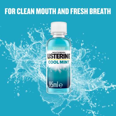 Listerine Cool Mint Mouthwash Ústna voda 95 ml