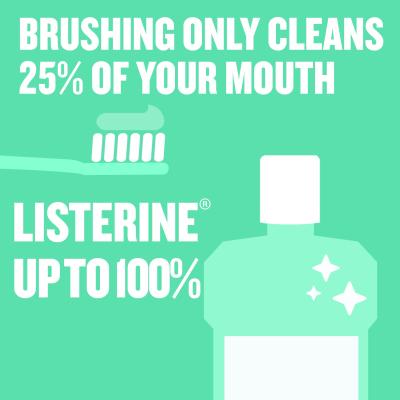 Listerine Clean &amp; Fresh Mild Taste Mouthwash Ústna voda 500 ml