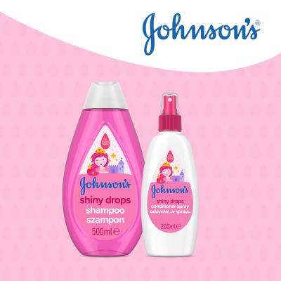 Johnson´s Shiny Drops Kids Shampoo Šampón pre deti 500 ml