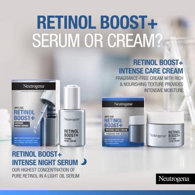 Neutrogena Retinol Boost Intense Care Cream Denný pleťový krém 50 ml
