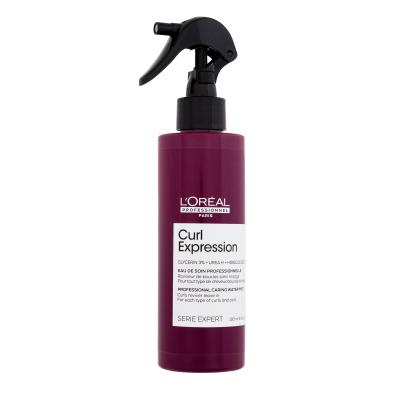 L'Oréal Professionnel Curl Expression Professional Caring Water Mist Pre podporu vĺn pre ženy 190 ml
