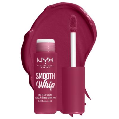 NYX Professional Makeup Smooth Whip Matte Lip Cream Rúž pre ženy 4 ml Odtieň 08 Fuzzy Slippers