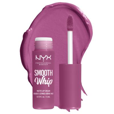NYX Professional Makeup Smooth Whip Matte Lip Cream Rúž pre ženy 4 ml Odtieň 19 Snuggle Sesh