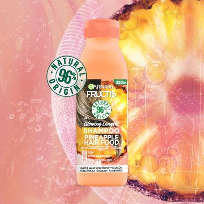Garnier Fructis Hair Food Pineapple Glowing Lengths Shampoo Šampón pre ženy 350 ml