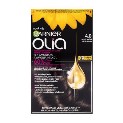 Garnier Olia Farba na vlasy pre ženy 60 g Odtieň 4,0 Dark Brown