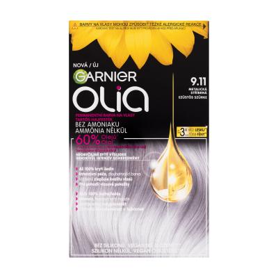 Garnier Olia Farba na vlasy pre ženy 60 g Odtieň 9,11 Metallic Silver